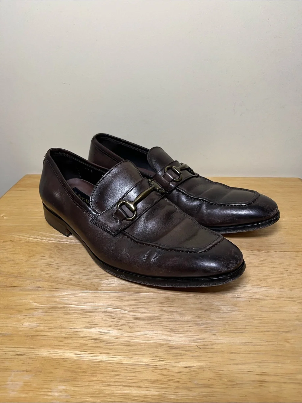 To Boot New York Berkshire Burnished Brown Calf Horse Bit Loafer Men’s Size 7.5